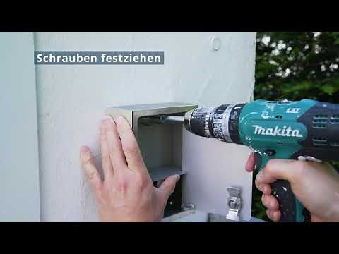 masunt E Code-Schlüsselsafe | Montage-Anleitung