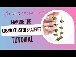 How to Turn the Cosmic Cluster Design Into a Charm to Make a Charm Bracelet | Beading Tutorial