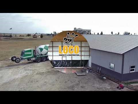 Pour it Loco... Pole Barn!