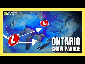 Snow Parade Setting up for Ontario Through the Weekend and Beyond | #forecast