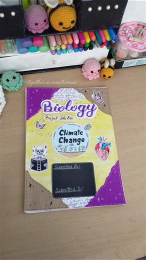 A flip through to my Biology project file 🎀✨ #togetherwcreativeness #schoolproject #biology #shorts