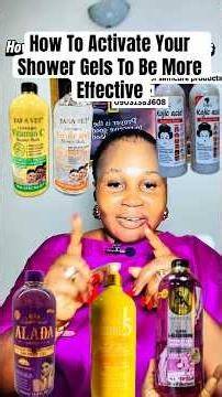 How To Activate Your Shower Gels To Be More Effective.