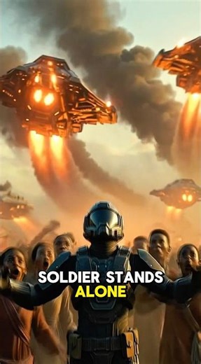 Only One Human Soldier Left… The Aliens Still Feared Him | HFY #shorts#hfy#spacewar#scifi#aliens