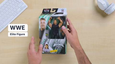 Mattel WWE Elite Collection Wrestlemania Action Figure Set, Pat McAfee Collectible with Accessory & Nicholas Build-A-Figure Parts