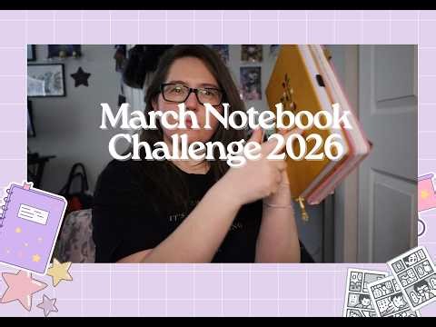 Cringe Woman suffers from having too many unused notebooks | March Notebook Challenge 2026