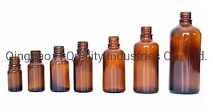 [Hot Item] 5ml/10ml/15ml/20ml/30ml/50ml/100ml Clear/Amber Essential Oil Glass Bottles, with Cap