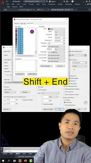 2 cách chỉnh chiều dày nét vẽ (Line weight) khi in ấn bản vẽ AutoCAD