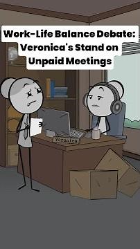 Work-Life Balance Debate:Veronica's Stand on Unpaid Meetings - Audio credit: ‪@Therealveronika‬