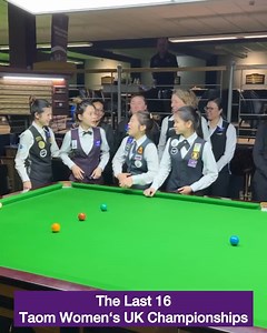 Last 16 patiently waiting for the draw 😃 | 2025 @womenssnooker @taombilliards UK Championship #snooker #womenssnooker #snookerplayer | World Women’s Snooker