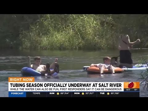 Tubing season officially underway at the Salt River
