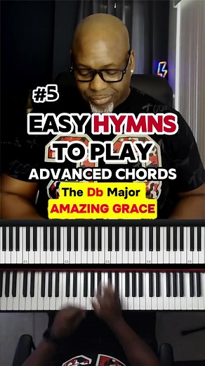 Learn Advanced Gospel Chords on Piano | Amazing Grace Easy Tutorial