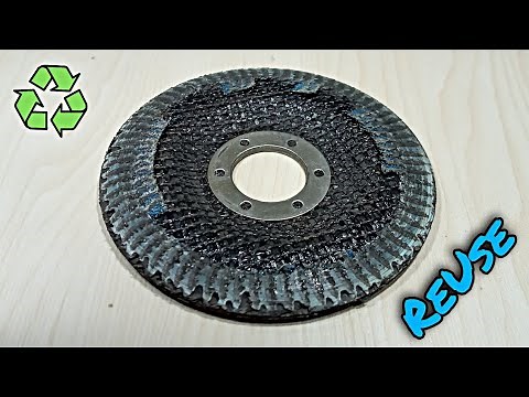 Brilliant Ideas of Angle Grinder Flap Disc Recycle Hack ■ DIY