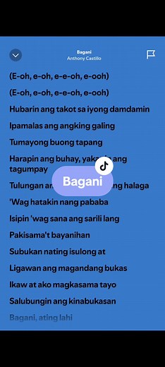 Bagani🎶 by Anthony Castillo - Full Lyrics