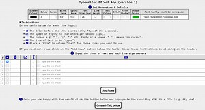 Typewriter (TTY) Effect
