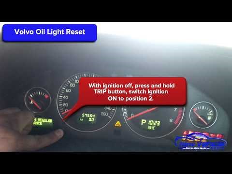 Volvo Oil Light Reset / Service Light Reset ( C30, C70, S40 S60, S80, V50, V70, XC70, XC90)