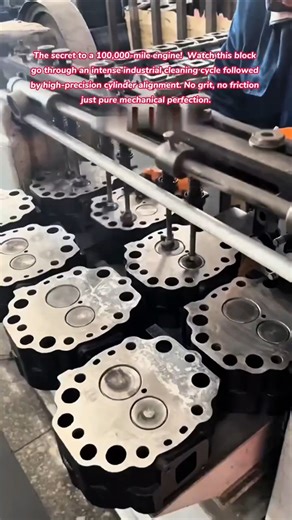 Precision Power! 🏎️⚙️ Engine Cylinder Alignment & Cleaning #car #automobile #bike #how #engine