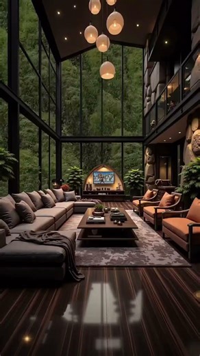 A quiet and Romantic Forest Villa. Who would you live here with? #homeseekers #frenchcottage #ai