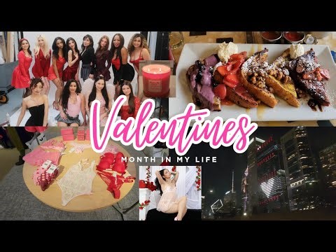 VALENTINES VLOG! pilates, lingerie shopping, modeling, & drunken galentines weekend