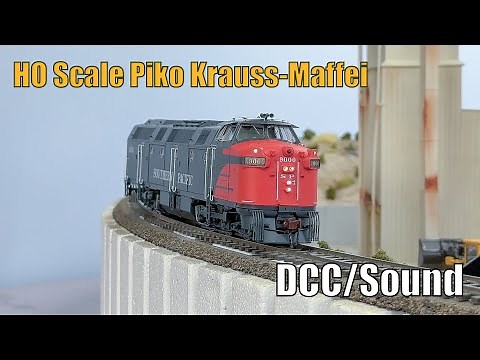 Piko HO Scale Krauss Maffei DCC Sound Review