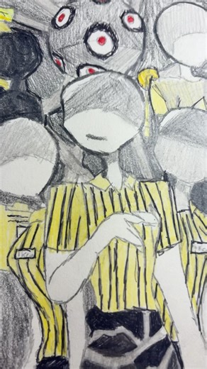 Roblox 3008 SCP drawing| lowkey didn’t turn out that bad, I was using colored pencils :)
