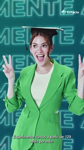 A sua chance de estudar na melhor do Brasil! 🚀 Na Estácio você tem bolsas de até 100% com cursos a partir de R$129/mês. Aproveite e entre com sua nota do ENEM! Aqui você encontra o melhor do ensino, infraestrutura de qualidade e uma equipe de professores qualificados. Escolha a Estácio e faça parte dos mais de 1 milhão de alunos formados em 50 anos de tradição. Se o seu sonho é uma carreira profissional de sucesso, na Estácio você realiza! ✨ Consulte disponibilidade e regulamento no site. | Est