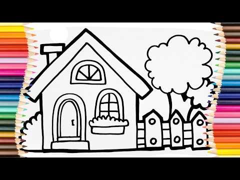 Let's Draw a House for Kids