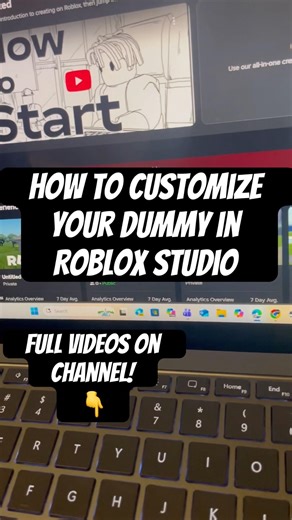 How To Customize Your Dummy In Roblox Studio! (2026) #roblox #shorts