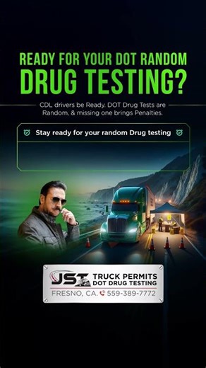 🚨 READY FOR YOUR DOT RANDOM DRUG TESTING? 🚨
