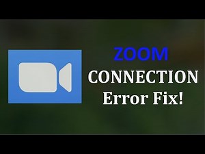 Fix ZOOM Network Error - Fix ZOOM Meetings Internet Connection Error -Windows 10/8/7