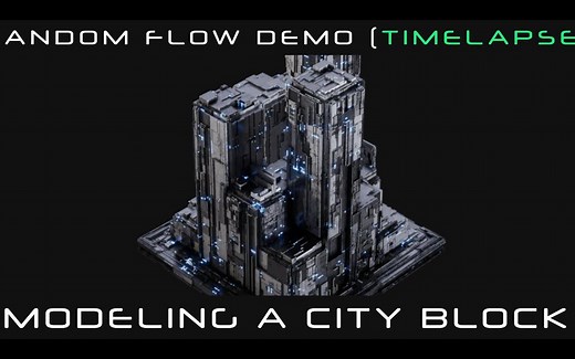 Blender插件 Random Flow 教程全集【持续更新】