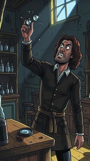 Guy drops lenses, invents microscope, saves humanity 🔬 #history #science #medicine