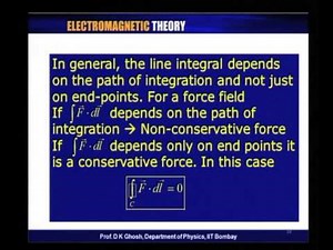 Mod-01 Lec-02 Line and Surface Integrals