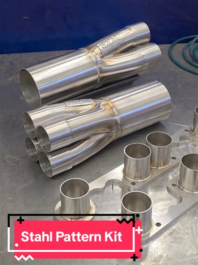 This SBC Spread Port Stahl Pattern header build kit is ready to head out! 2 1/8