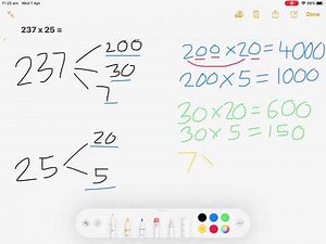 Multiplication Video 4 - Split Strategy with 2 digit multiplier