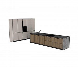 Modern Kitchen 3D SketchUp Model – Ready-to-Use, Layered & Scene-Optimized for Architects and Designers