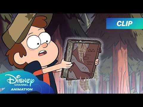 Dipper Discovers the Mysterious Journal! 🌲📓 | Gravity Falls | ‪@disneychannelanimation‬