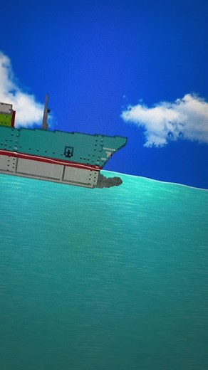 Steel Cargo Ship VS Under water spikes and ramp! #neotastic #floatingsandbox