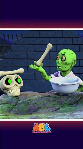 🧟‍♂️🐛 Zombi comiendo gusanos #shorts #cancionesinfantiles