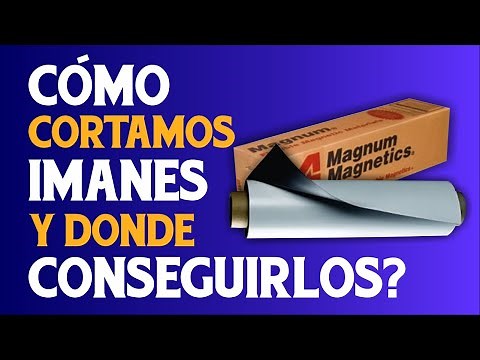 Cómo cortar imanes manualmente