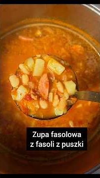Zupa fasolowa z fasoli z puszki #przepis #zupa #fasoli #pyszne