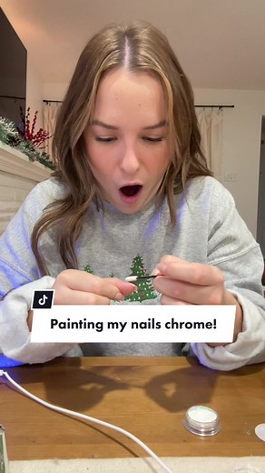 Replying to @Jessica Lunsford I’m sorry a lied! Haha, I was so tired lastnight. I woke up at 530am just for you all ❤️ I’m obsessed with this chrome look, it’s so pretty!! I definitely want to try the other two! Doing my nails at home is so convenient and cheaper!! #diynails #easynailsathome #doingnailsathome #amazonnailfinds ##longlastingnails##chromenails##paintmynailswithme##paintingmynailsathome##cheapnailproducts##cheapnailsupplies