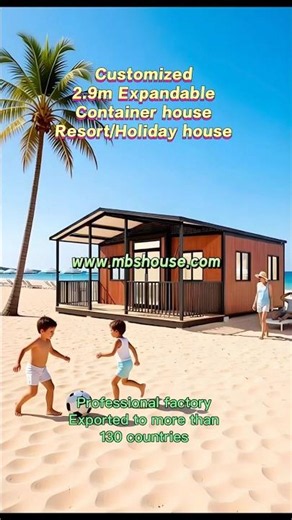 Prefab Expandable Container House, Modular Tiny Home Sale to Europe