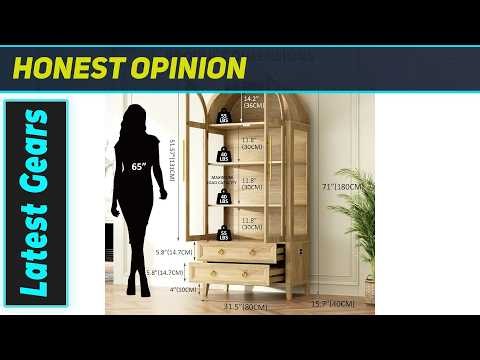 Vlsrka 71" Arched Curio Cabinet This Smart Lighting Changes Everything