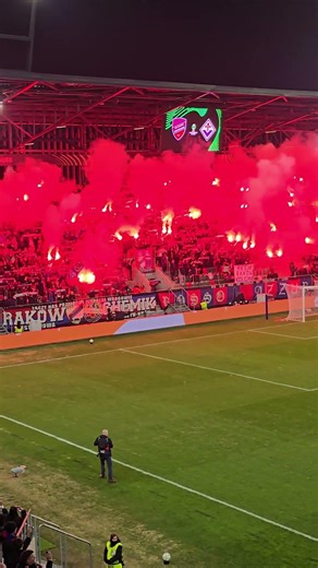 Raków Częstochowa Pyro Show vs Florentina 19.03.26 #shorts #footballrivalry