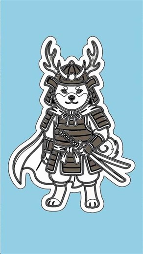 Draw a Samurai Doggo: Easy Beginner Tutorial with Chillify