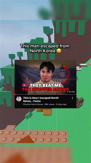 He escaped North Korea Twice 😳 #roblox #robloxrants #robloxshorts #fyp