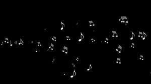 Music Notes On Transparent Background Stock Footage Video (100% Royalty-free) 1085238932 | Shutterstock
