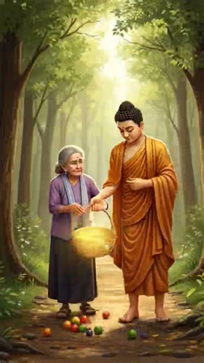 The Broken Basket That Found Strength #DreamScreenAI #Buddha #Nepal #Hope #Shorts #Peace #Blessing