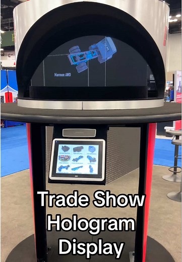 Hologram Display for trade shows. #hologram #tradeshowdisplay #tradeshow