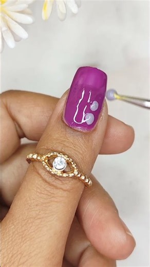 💅🌸 Easy and beautiful safety pin 🧷 design